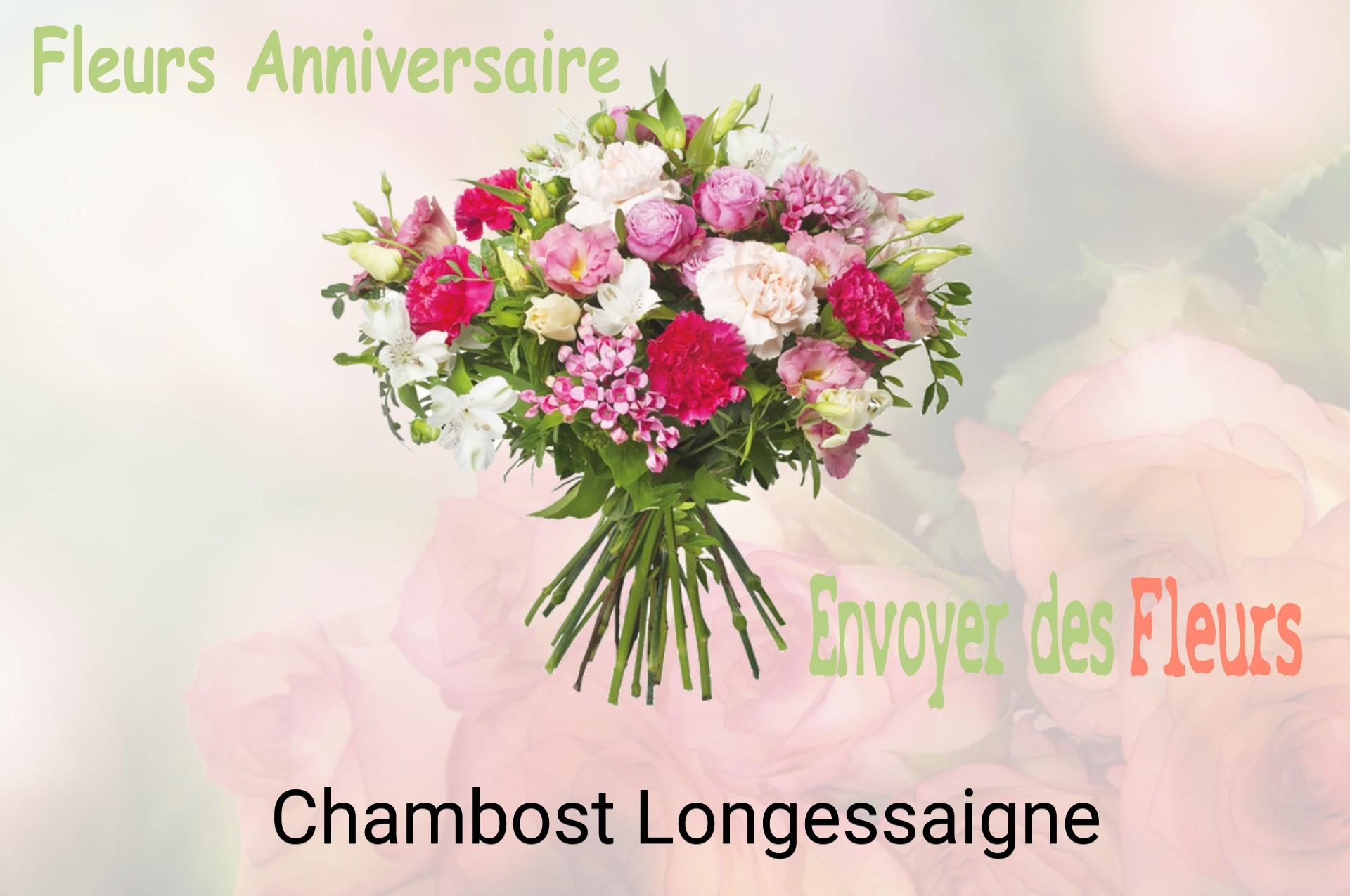 Bouquet de fleurs d’anniversaire livré à Chambost-Longessaigne
