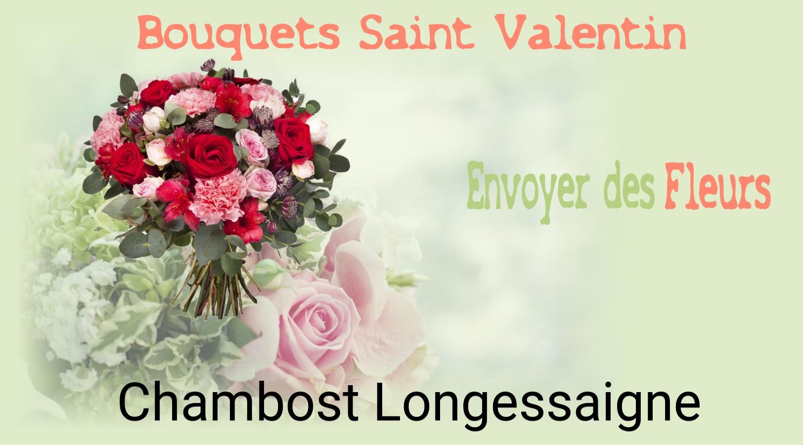 Roses de Saint-Valentin livrées à Chambost-Longessaigne
